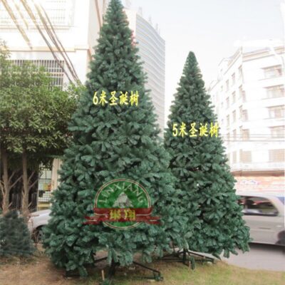 Christmas tree decorated velvet 1.5 1.8 2.1 2.4 3 4 5 6 m pine needle small tree net red home